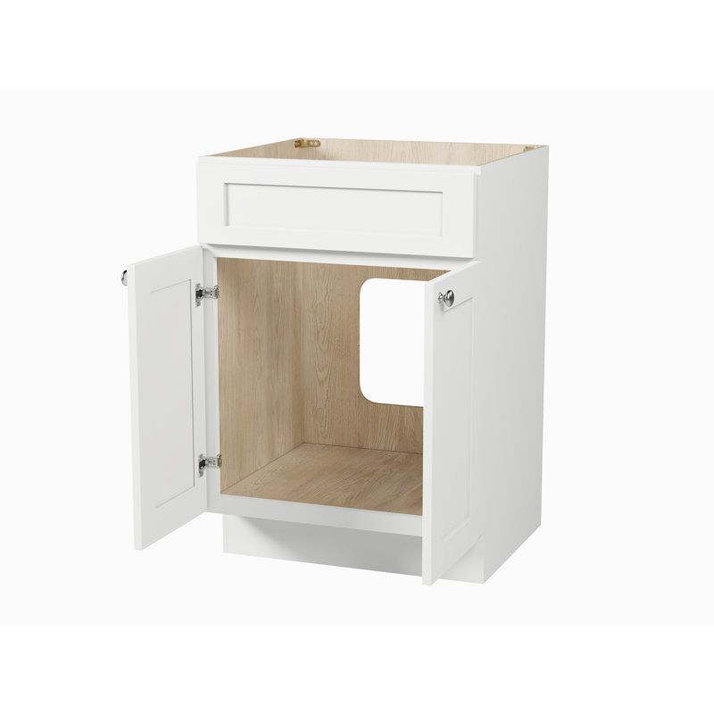 Base de meuble-lavabo 24 po Disar, Blanc