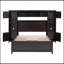 Lit double en bois avec armoire et tablette tout-en-un, espresso-1796637473