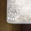 Tapis gris / ivoire en polyester fabriqué à la machine Cherish-1417878576