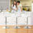 Bar Stool Adjustable Height Faux Leather Upholstered-1038744564