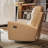 360° Rotating Faux Leather Recliner with High Back