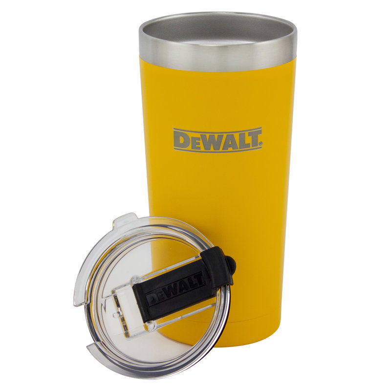 20 Oz Yellow Powder Coated Industrial Drinkware, Yellow