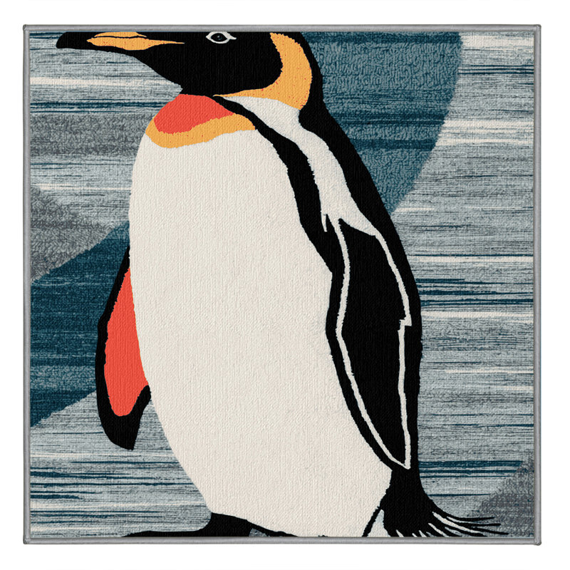  Tapis lavable de pingouins d'Afrique, Rectangle de 5 pi x 8 pi