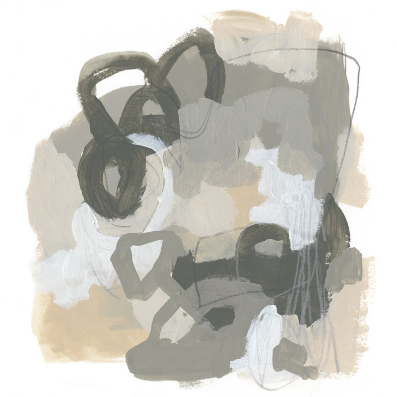Cartographie neutre II, H 20 po x l 20 po