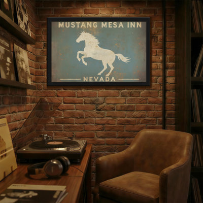 Animaux Mustang Mesa Inn Nevada Horse