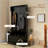 3-In-1 Entryway Hall Tree With Storage Bench, Coat Rack With Four Hooks And Shoe Storage-1049243418