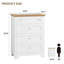 40 cm W Chest of 4 Drawers