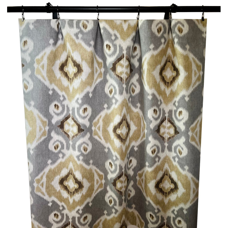Paire de rideaux semi-transparents 100% coton Jaycub, L 50 po x L 50 po