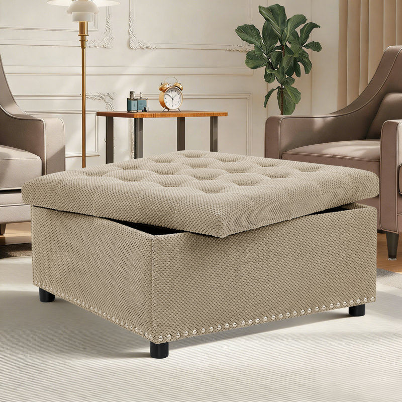 Table basse avec repose-pieds l 30 po, Chameau