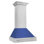 Hotte murale en acier inoxydable satiné avec poignée en acier inoxydable ZLINE ZLINE