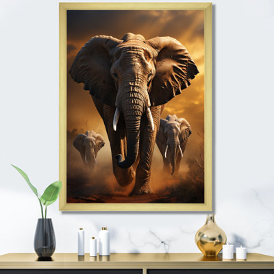 Éléphant chuchotant Izzibella d'Afrique III - impression