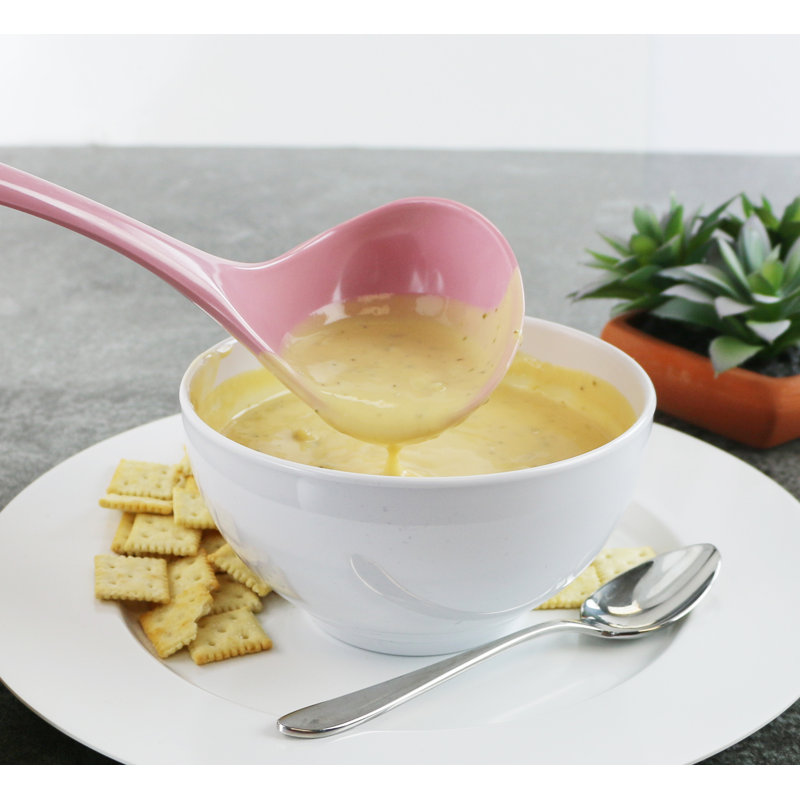 Reston Lloyd Melamine Cooking Ladle, Light Pink