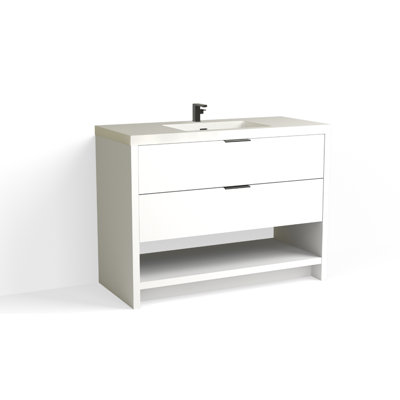 Vue 48" W Freestanding Single Bathroom Vanity