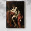 Saint John the Baptist in the Wilderness -Gallery Wrapped Canvas by Caravaggio-344337562