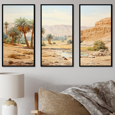 Ancient Egyptian Desert Landscape I - Egypt Wall Art