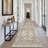 Medallion Non Slip Washable Rug(Brown)-927529322
