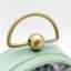 Metal Quartz movement / Crystal Tabletop Clock in Green