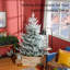 Arbre de Noël artificiel de 6 pieds, arbre de Noël à charnière en pin avec 795 branches réalistes, base en acier, ouverture automatique-1119491533