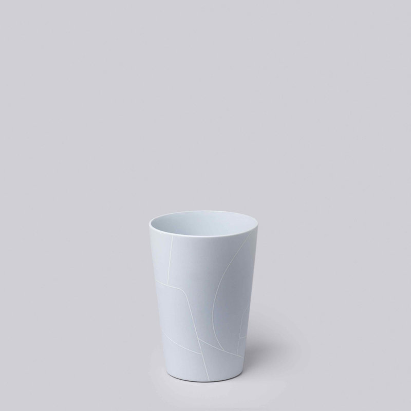 Procelain Table Vase, Ice