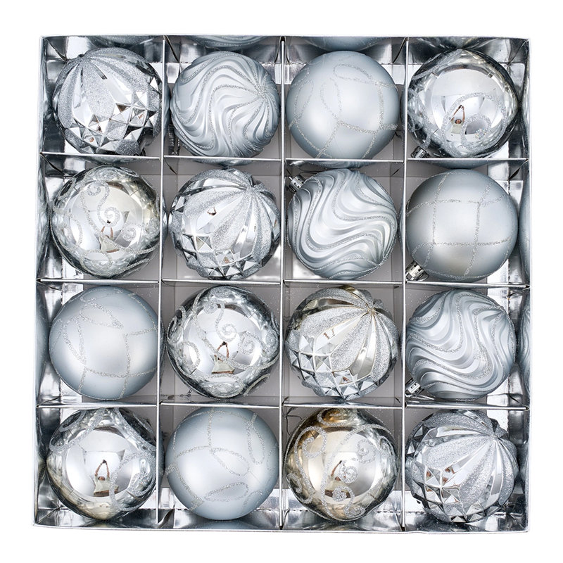 6.1cm Other Bauble, Silver