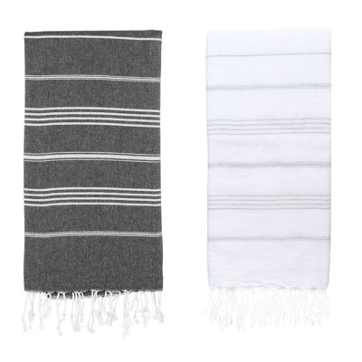 Dayanara Turkish Cotton Beach Towel Set