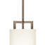 Luminaire suspendu cylindrique à 1 lumière Hampton-674682276