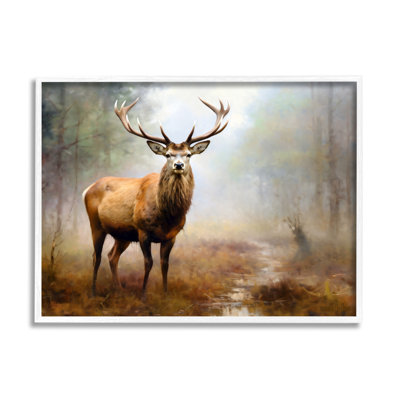 Az-189, peinture encadrée de cerfs
