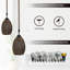 Coad 1 - Light Hemp Rope Single Pendant-401280321