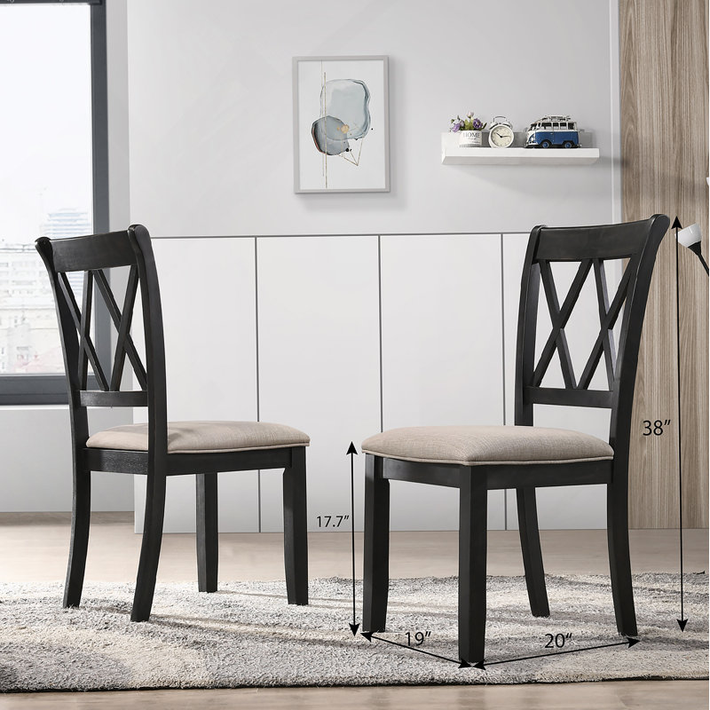 Ensemble repas 5 pièces Indvale, Noir