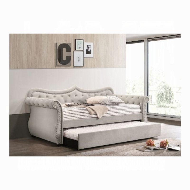Adkins Daybed W/Trundle (Twin), Beige