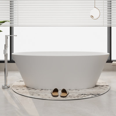 Freestanding Soaking Solid Surface Bathtub