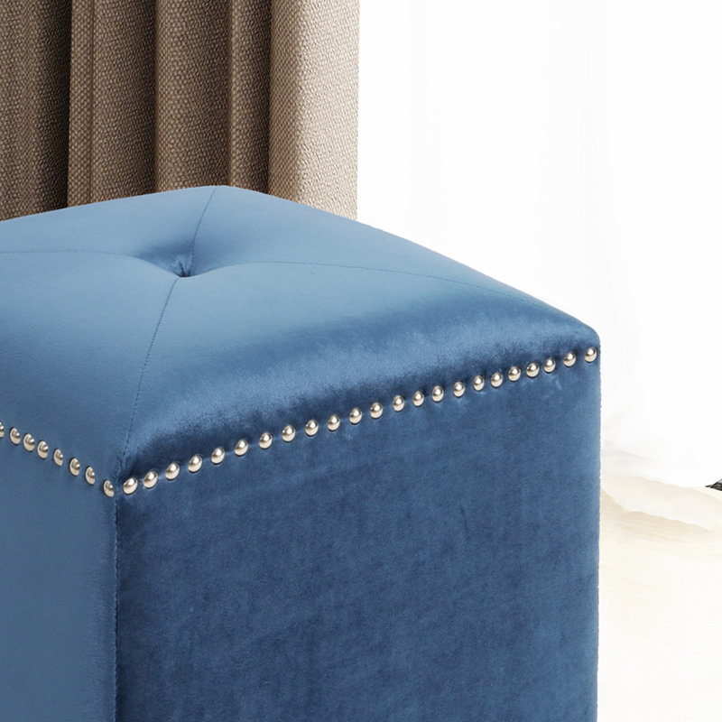 OTTOMAN moderne, Bleu très foncé