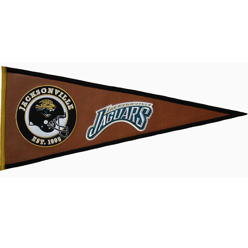 Fanion en laine 13 x 32 po NFL Pigskin Traditions, Jaguars de Jacksonville