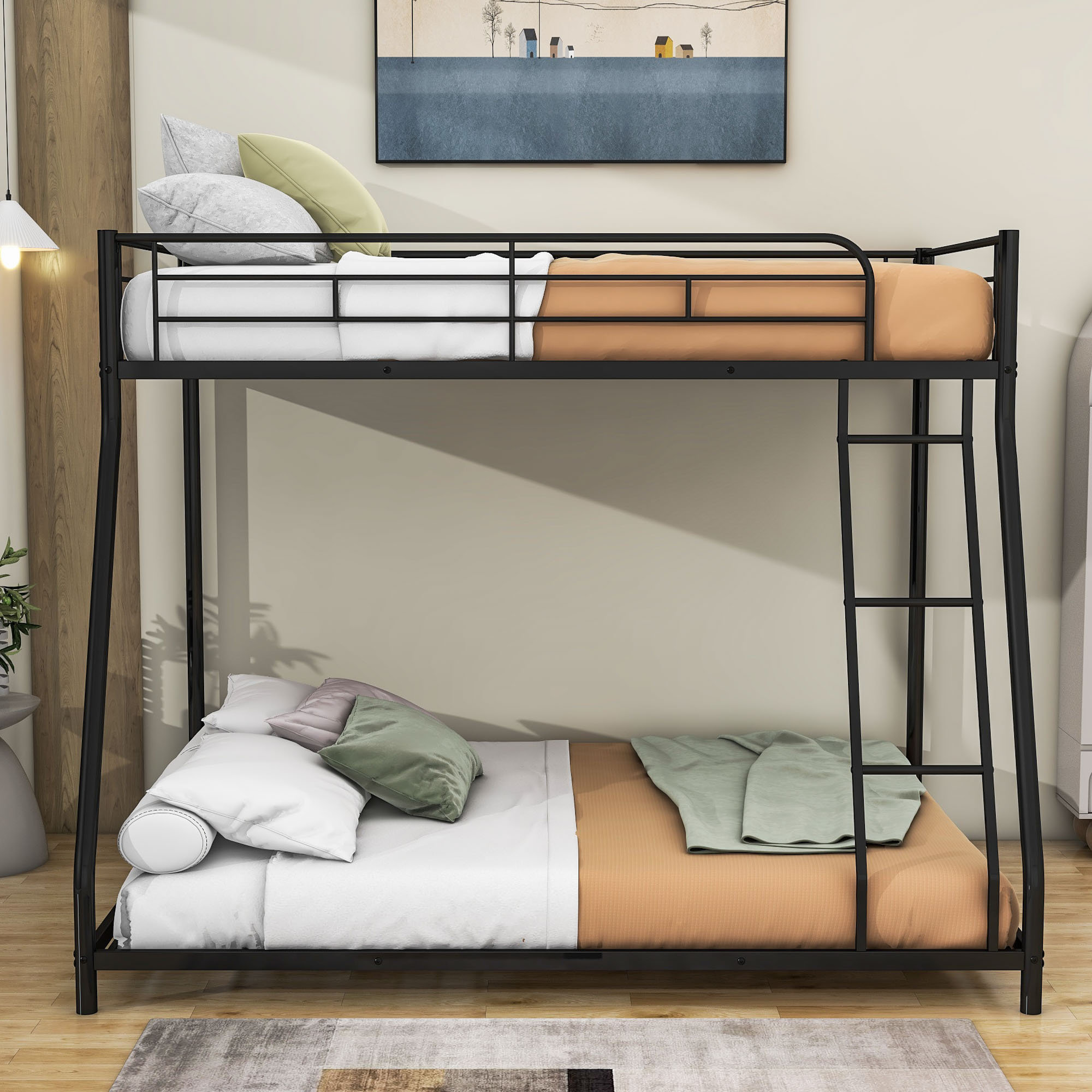 Isabelle & Max™ Twin Over Full Bunk Bed with Full-length guard rails ...