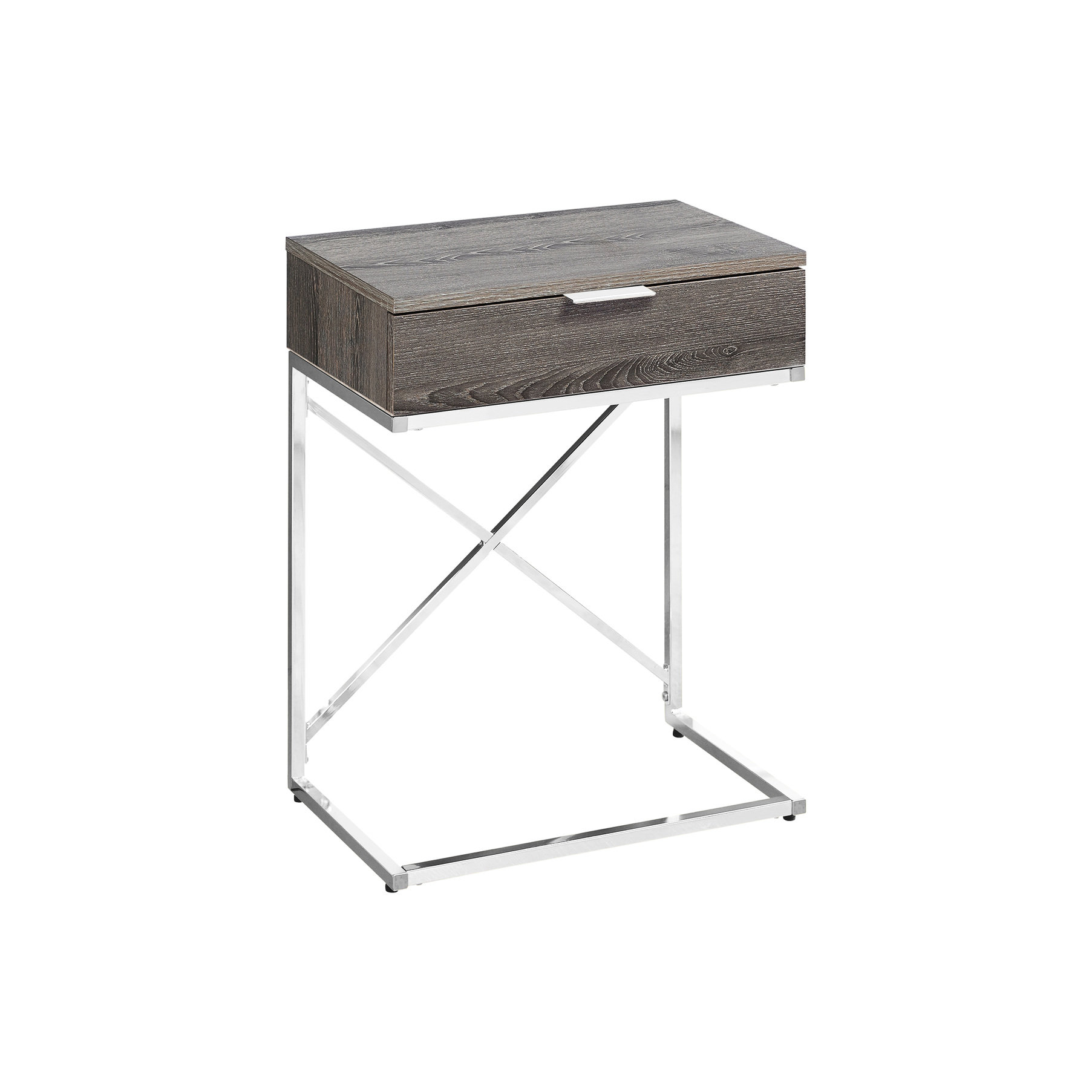 Wrought Studio™ Taupe Accent Table With Minimalist Design And Storage ...