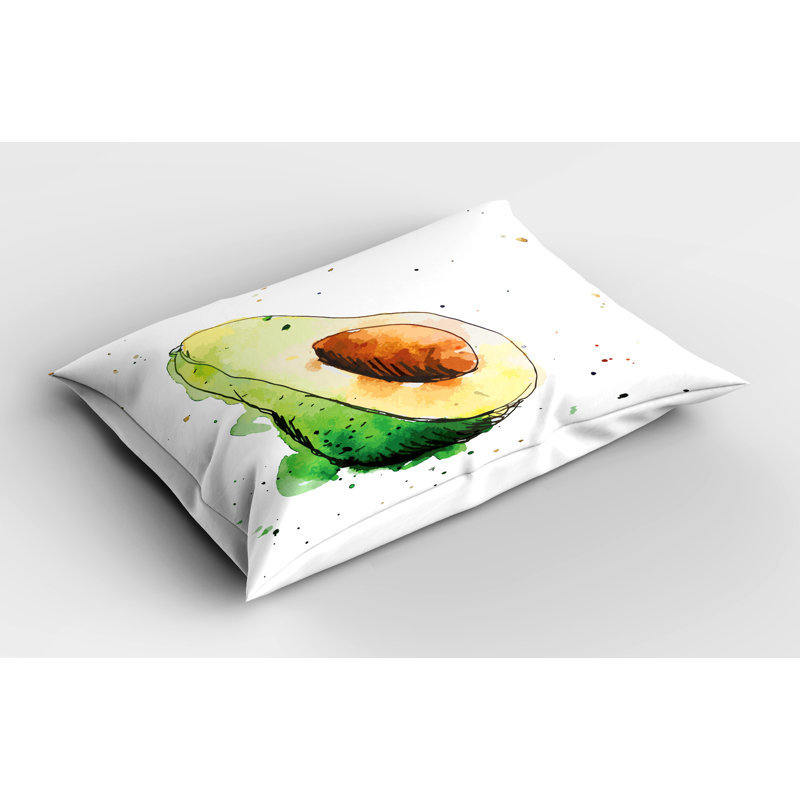 Ensemble de 2 taies décoratives à motif d'avocat Ambesonne Ambesonne, H 20 po x l 36 po