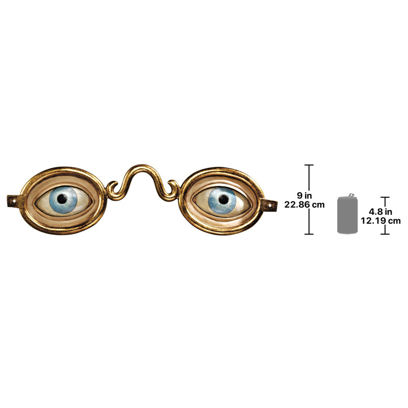 Folk Art Optometrist Trade Wall Sculpture