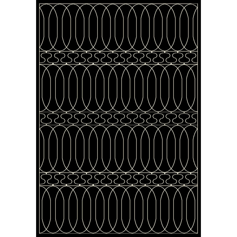 Trend Viscose Geometric Indoor Rug