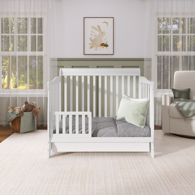 Lit de bébé convertible 5-en-1 Ashton, Blanc