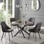 Gundolf Round Metal Base Dining Table-749998826