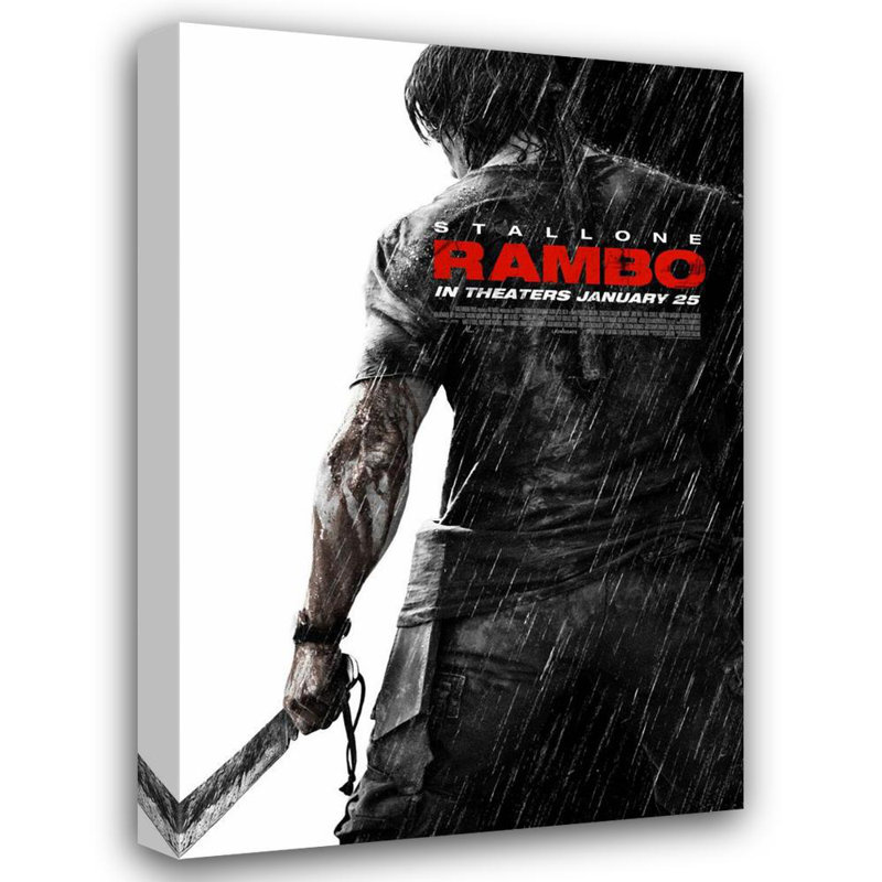 Rambo, 24" H x 16" W