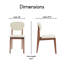 Chaise rembourrée Elle Decor Coralie-36518200