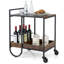 Melisha Wood Bar Cart