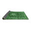 Tapis oriental vert tissé à la machine Aidenas-1814297691