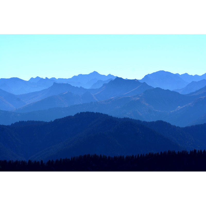 Majestic Mountain Landscape - Wrapped Canvas Print, 61cm H x 91cm W x 3.8cm D