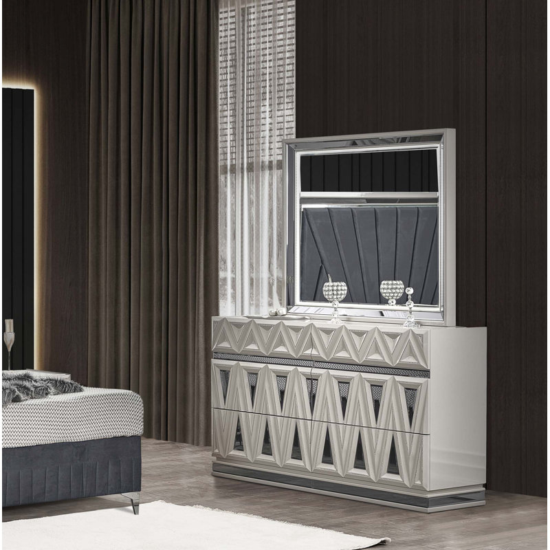 Ensemble de chambre à coucher rembourrée, Très grand