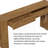 63" Solid Wood Console Table with Drawers, Rustic Entryway Table