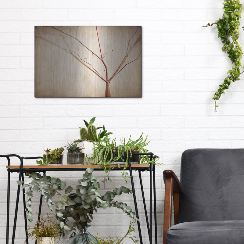 Winston Porter «Desert After Life 1A» par Jessica Rogers, art mural en métal, H 12 po x l 16 po