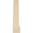 Segment Arch Sunburst Signature Urethane Combination Pediment, Primed Tan-103257550-113026219