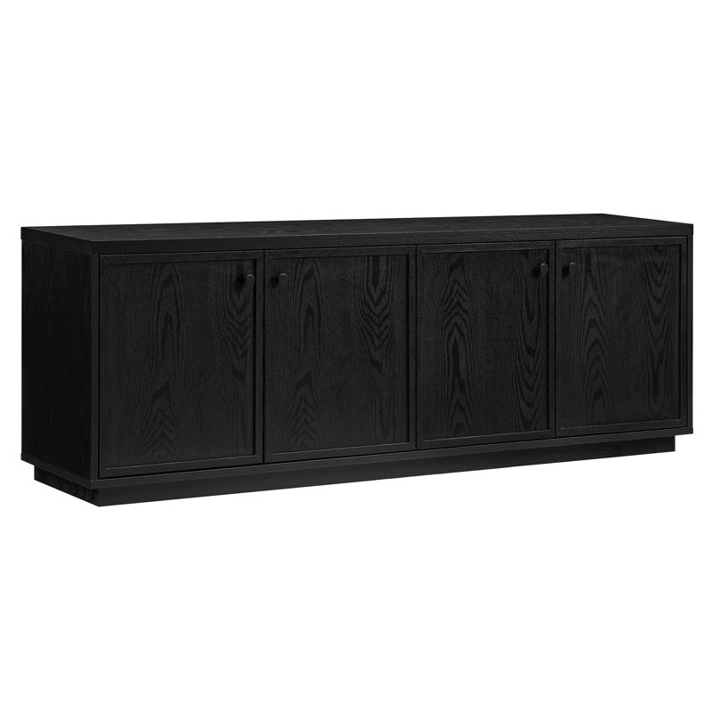 Godeus TV Stand for TVs up to 75, Black Grain